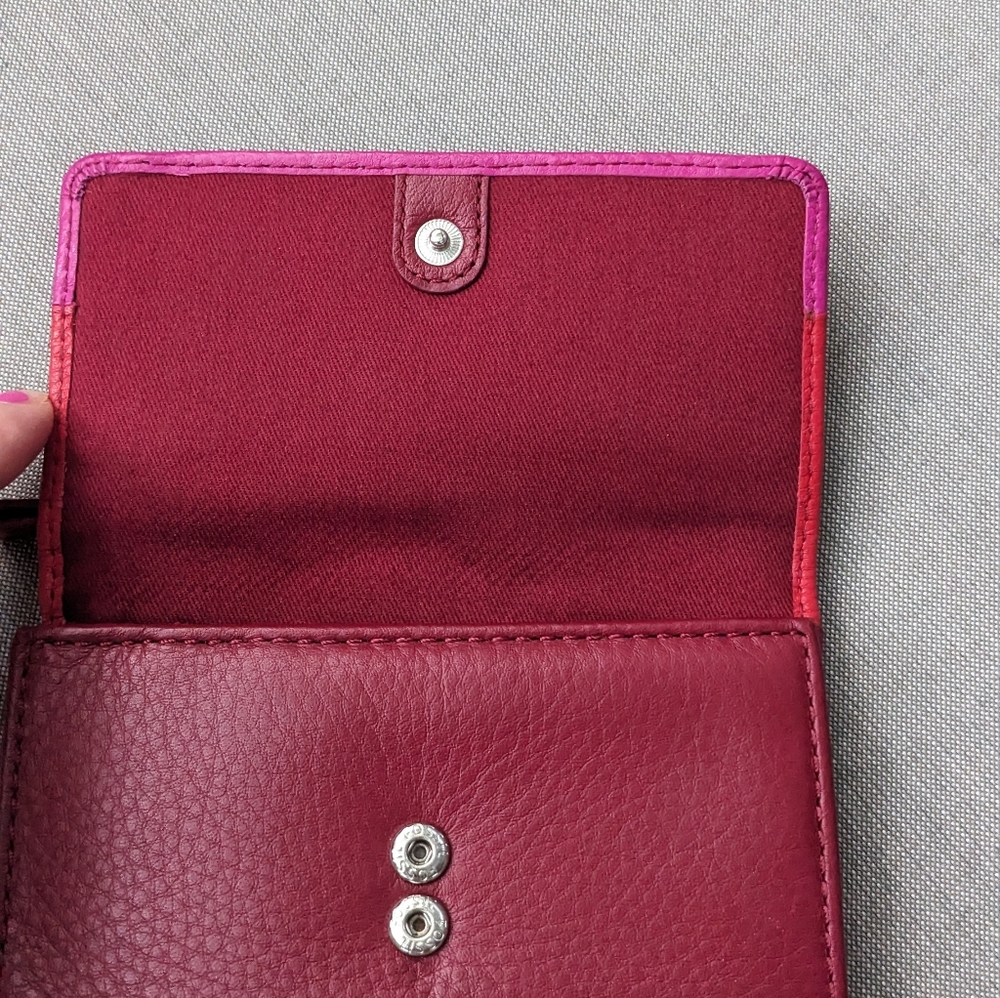 Fossil Tri-Colored Block Pebbled Leather Wallet - image 2